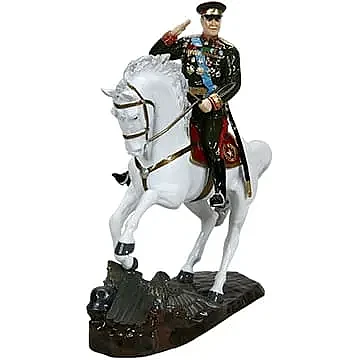 Сувенирная статуэтка «Маршал Жуков на коне» в подарок ветерану на 9 мая