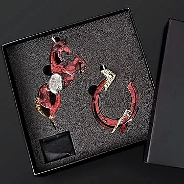 Новогодний набор из 2-х ёлочных игрушек «Символ 2026 года»