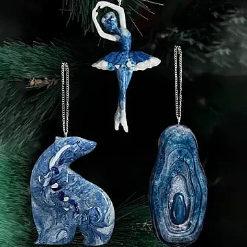 Набор ёлочных украшений «Русский культурный код» — русские новогодние сувениры в подарочной упаковке