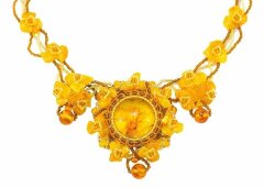 Колье из янтаря «Солнце»