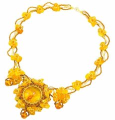 Колье из янтаря «Солнце»