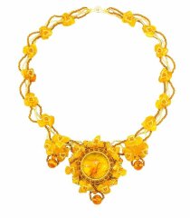 Колье из янтаря «Солнце»