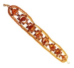 Браслет из янтаря «Жаркое лето»