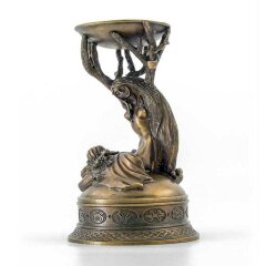 Бронзовый подсвечник «Дева» для интерьера дома