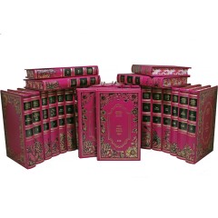 Собрание книг «Библиотека классической литературы о любви» (25 томов) в кожаном переплёте