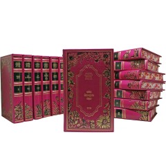 Собрание книг «Библиотека классической литературы о любви» (25 томов) в кожаном переплёте