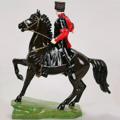 Сувенирная фигурка «Кубанский казак на коне» из искусственного камня