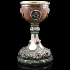 Серебряная чаша «Chalice» с ювелирными вставками — Премиум подарки