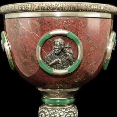 Серебряная чаша «Chalice» с ювелирными вставками — Премиум подарки