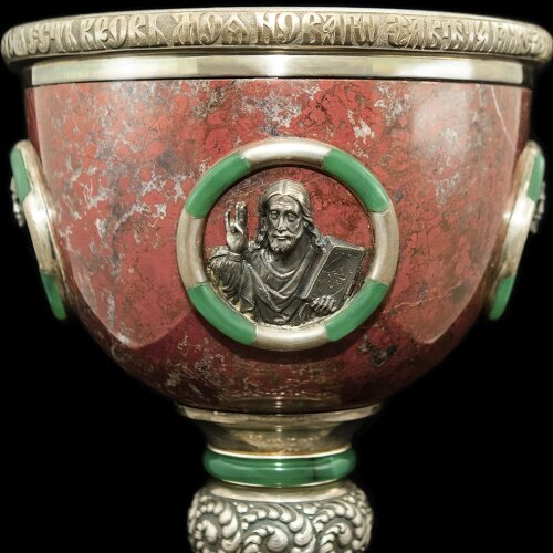 Серебряная чаша «Chalice» с ювелирными вставками — Премиум подарки