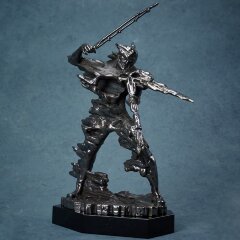 Абстрактная статуэтка из бронзы «Музыка войны» в стиле арт декора купить с доставкой