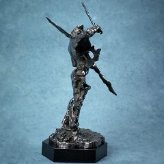 Абстрактная статуэтка из бронзы «Музыка войны» в стиле арт декора купить с доставкой