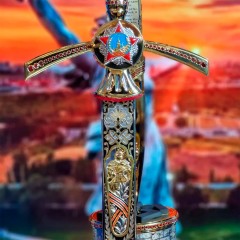 Сувенирная композиция «Меч Великой Победы» из нержавеющей стали (95х18) в подарок ветерану на 9 мая