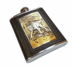 Фляжка для алкоголя «Волк»