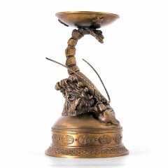 Бронзовый подсвечник «Рак» для интерьера дома