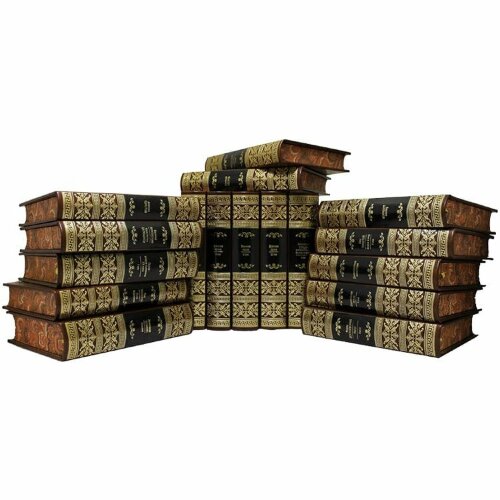 Сборник книг «Библиотека русской классики» в кожаном переплёте
