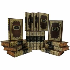 Сборник книг «Библиотека русской классики» в кожаном переплёте