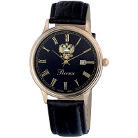 Наручные мужские часы из золота «Герб России»