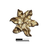 Декоративный цветок для настенного интерьера «Морская звезда» бронзового цвета