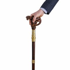 Резная трость ручной работы «Монстр» со скрытым клинком