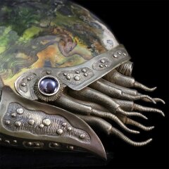 Эксклюзивный сувенир «Моллюск» из натурального аммонита — Премиум подарки