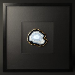 Настенное панно «Агат в чёрном квадрате» для стильного интерьера