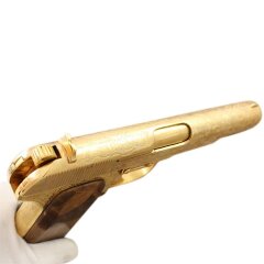 Охолощенный пистолет (позолота)