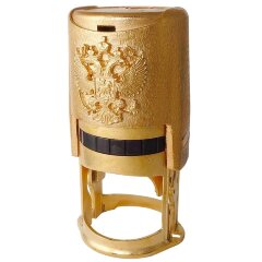 Автоматическая оснастка печати «Герб России» (золочение)