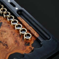 Нарды подарочные «Кавказ» из массива дерева ценных пород карагача