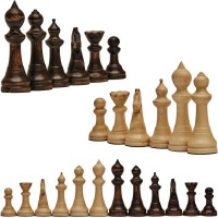 Деревянные шахматные фигуры «Кавалерийские» (средние)