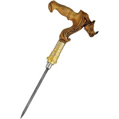 Резная трость ручной работы «Носорог» со скрытым клинком