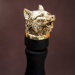 Обувная ложка «Волк» с художественной рукоятью