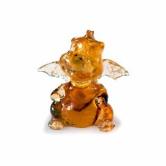 Кошельковый талисман из янтаря «Дракончик» — как символ нового 2024 года
