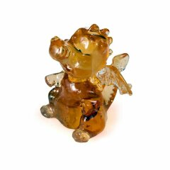 Кошельковый талисман из янтаря «Дракончик» — как символ нового 2024 года