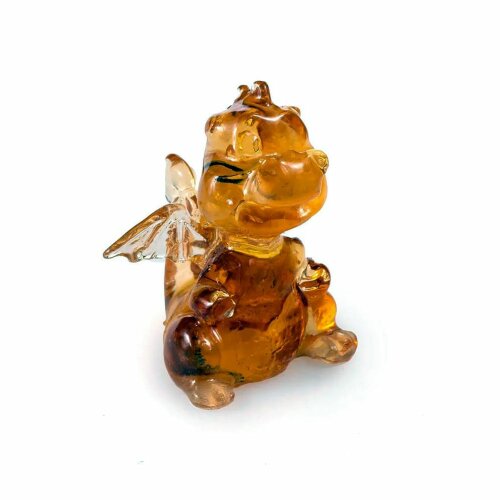 Кошельковый талисман из янтаря «Дракончик» — как символ нового 2024 года