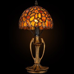 Настольная лампа «Модерн» из натурального балтийского янтаря