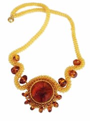 Янтарное колье «Загадка»