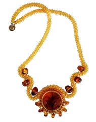 Янтарное колье «Загадка»