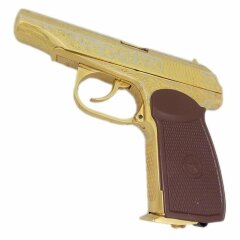 Пневматический пистолет (позолота)