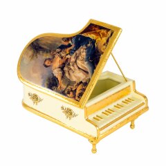 Керамическая шкатулка «Рояль» (BAROQUE)