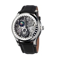 Серебряные мужские часы «UNIVERSE» с бриллиантами