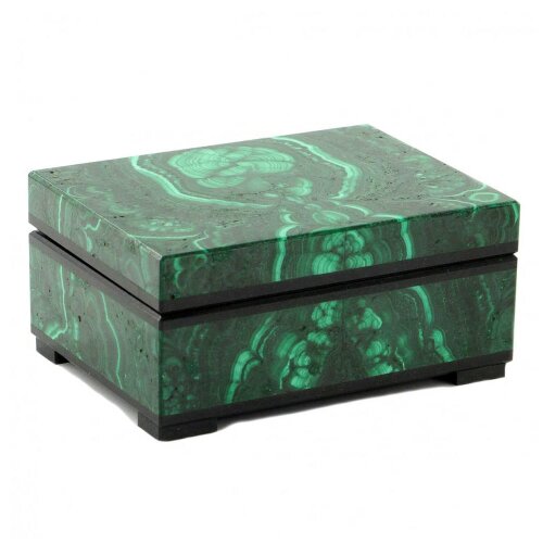 Малая шкатулка из малахита «Классическая»