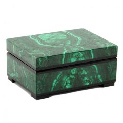 Малая шкатулка из малахита «Классическая»