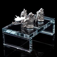 Серебряные аэраторы для вина «Охотник» (3 шт)