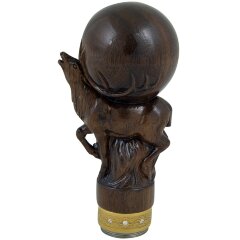 Резная трость ручной работы «Олень» со скрытым клинком