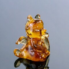 Кошельковый талисман из янтаря «Дракоша» — как символ нового 2024 года