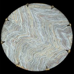 Крупное уникальное блюдо «Тигриный коготь» из редкого натурального камня