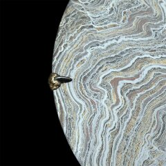 Крупное уникальное блюдо «Тигриный коготь» из редкого натурального камня