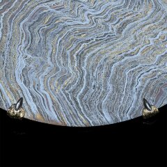 Крупное уникальное блюдо «Тигриный коготь» из редкого натурального камня