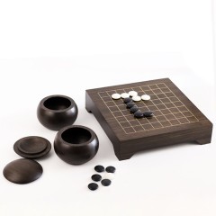 Набор для настольной игры в Го «Искусство влияния» из морёного дуба